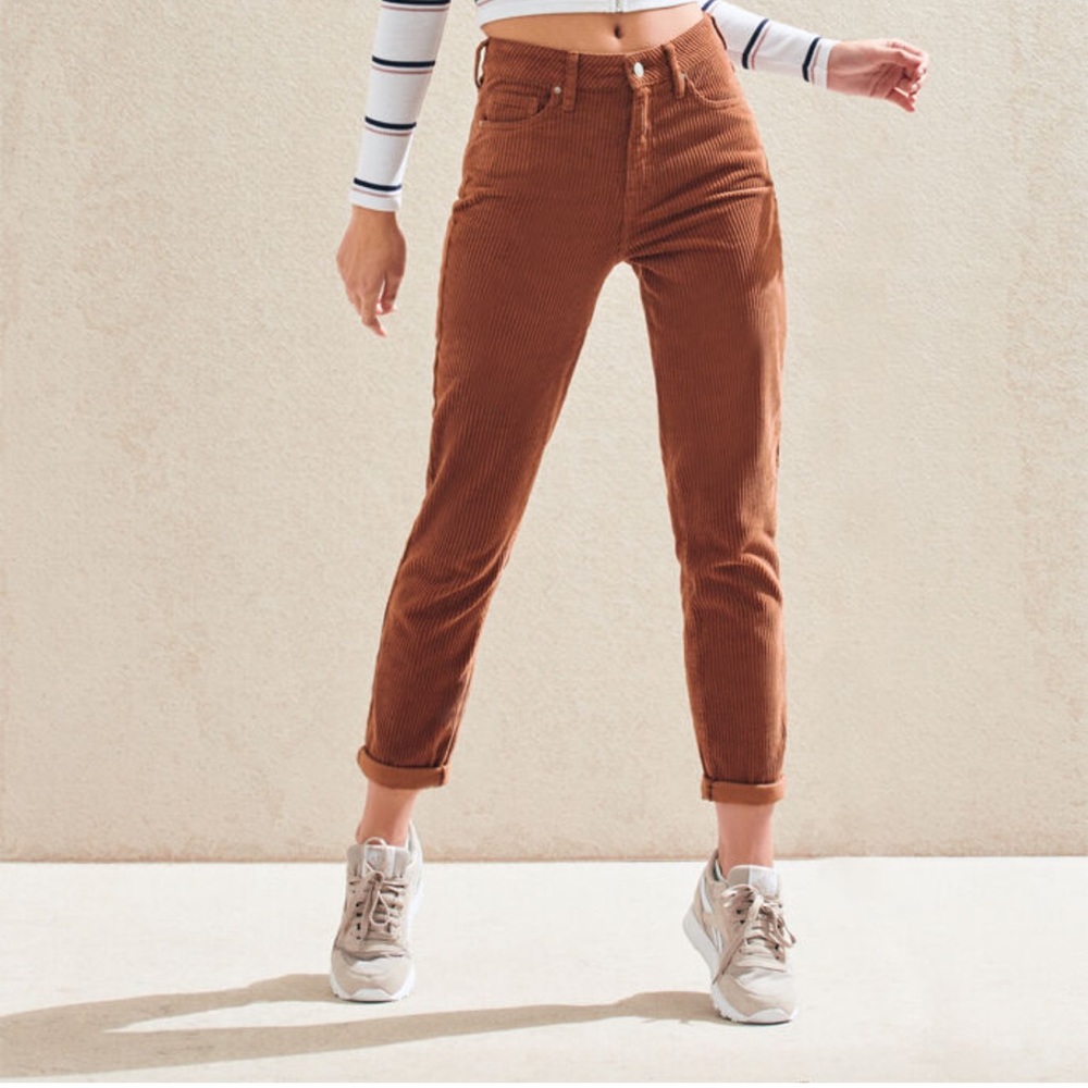 PacSun Toffee Corduroy Mom Jeans